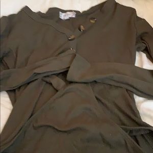 Long sleeve body suit